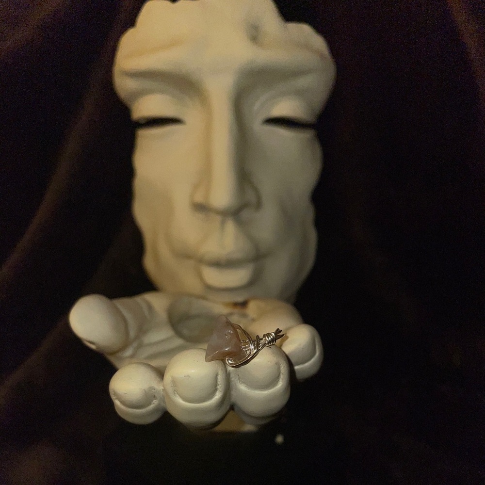 Moon stone ring